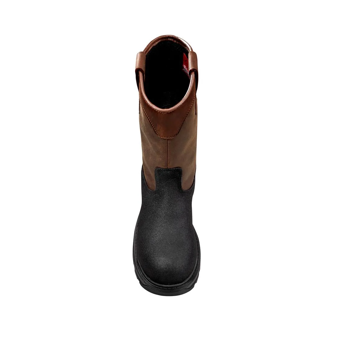 11" Ironwood Alloy-Toe Waterproof Insulated Wellington Pull-On Work Boot Dark Brown/Black