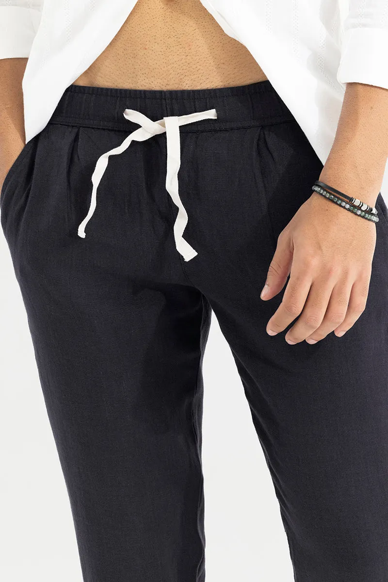 Ace Navy Linen Pant