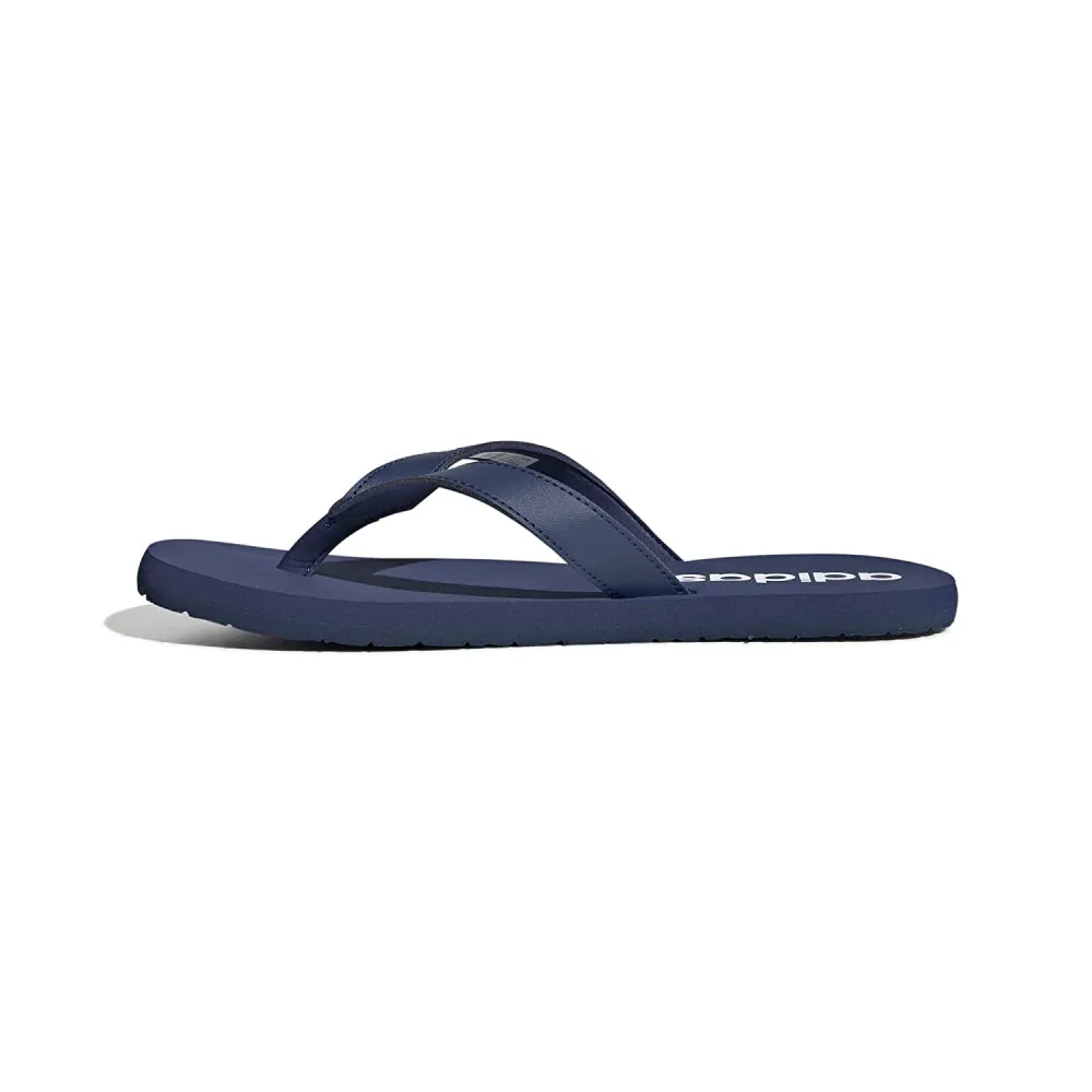 Adidas Men's Eezay Flip Flops Slipper (Tech Indigo/Cloud White/Tech Indigo)