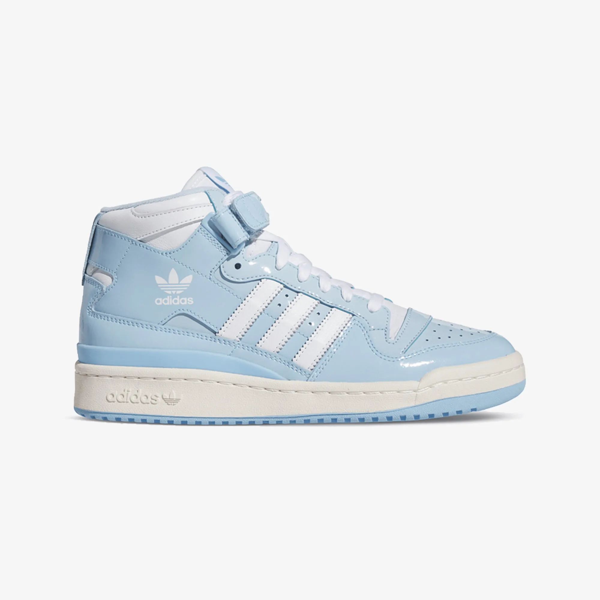 Adidas Originals | FORUM MID  { CLEAR SKY/FTWR WHITE/CREAM WHITE