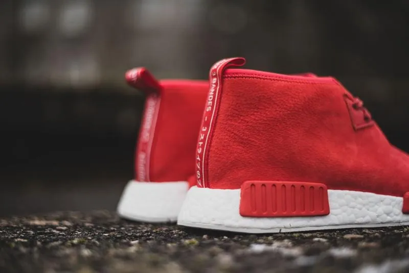 ADIDAS ORIGINALS NMD C1 CHUKKA BOOST (RED - WHITE)