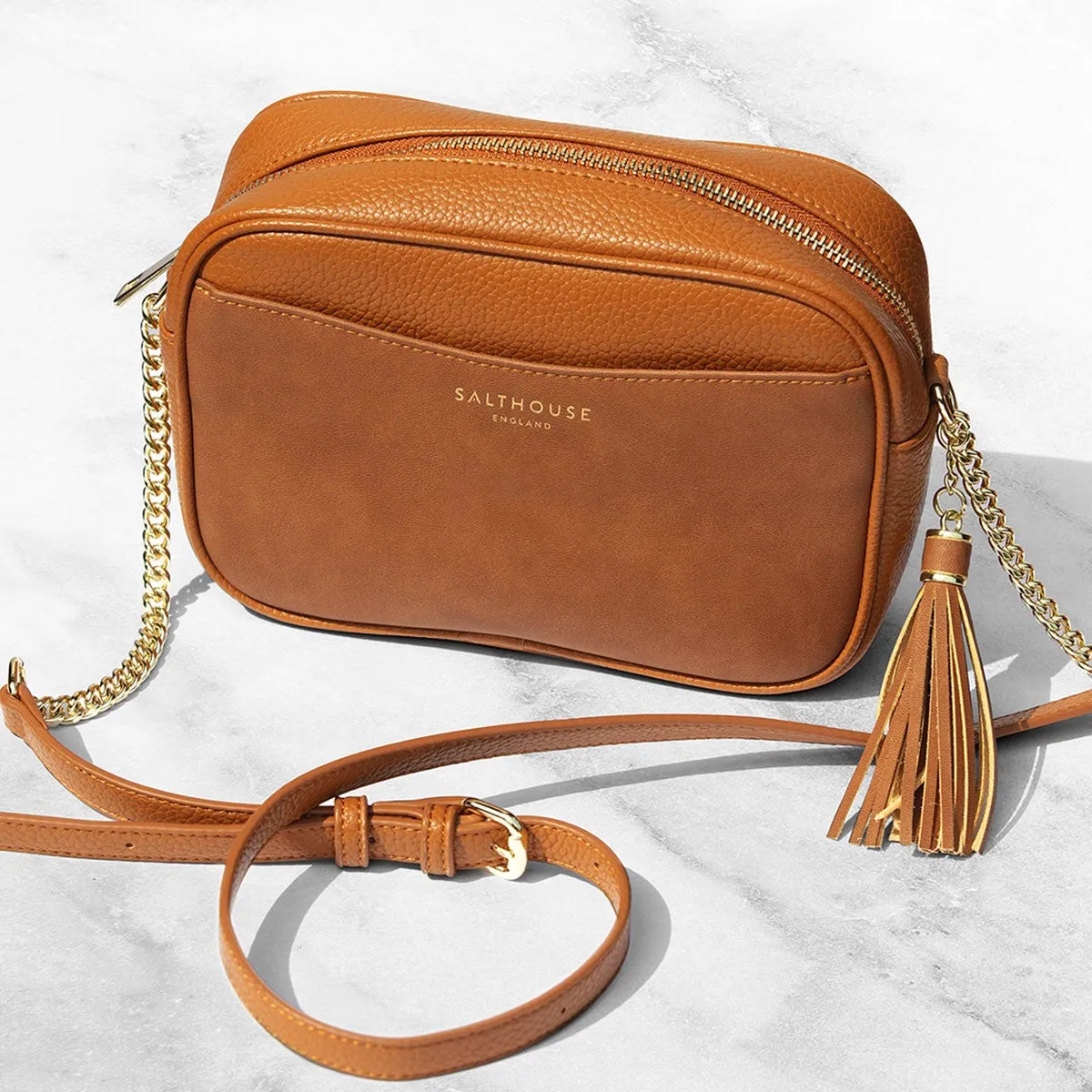 Adira Cross Body Bag - Toffee