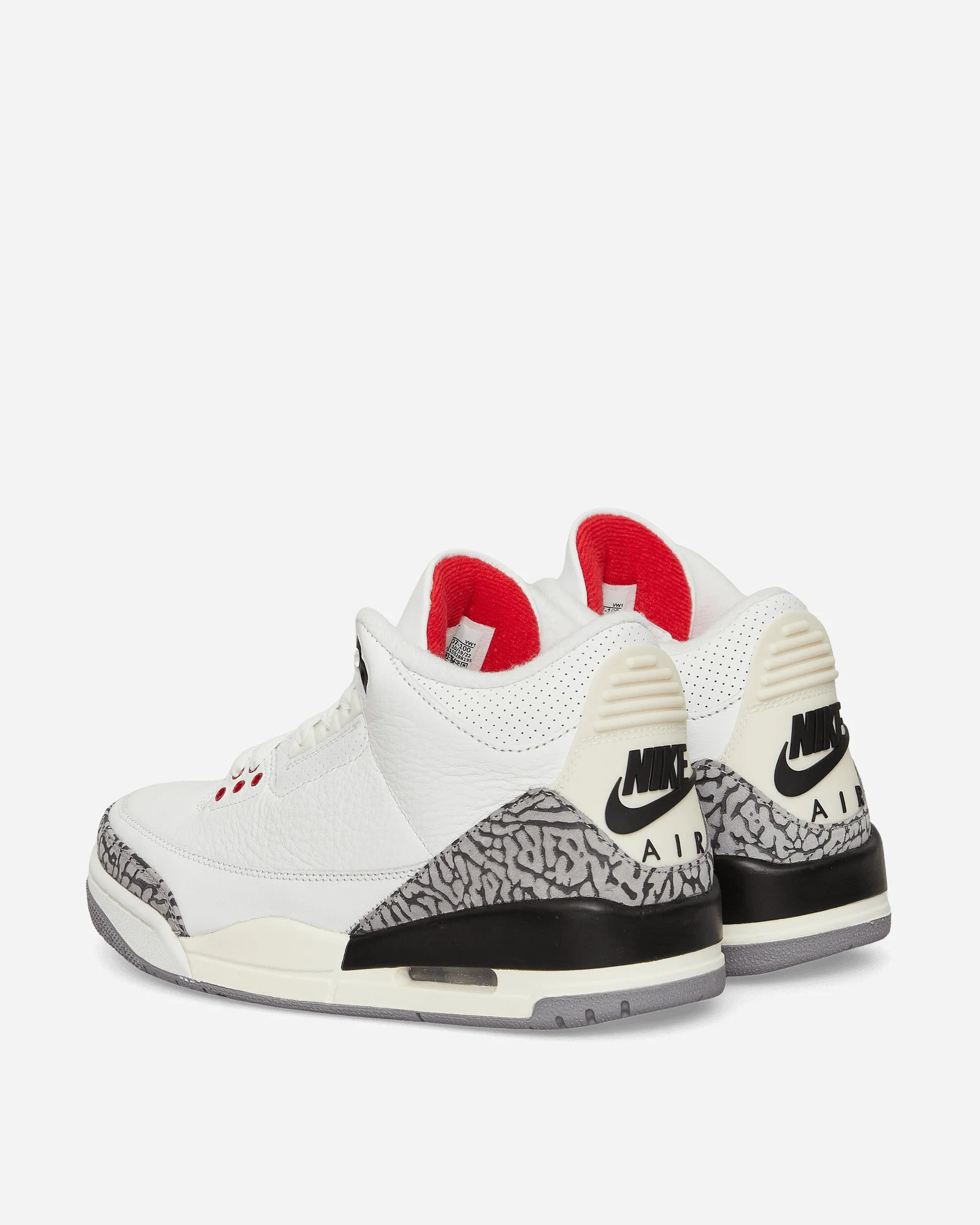 Air Jordan 3 Retro 'White Cement Reimagined' Sneakers Summit White