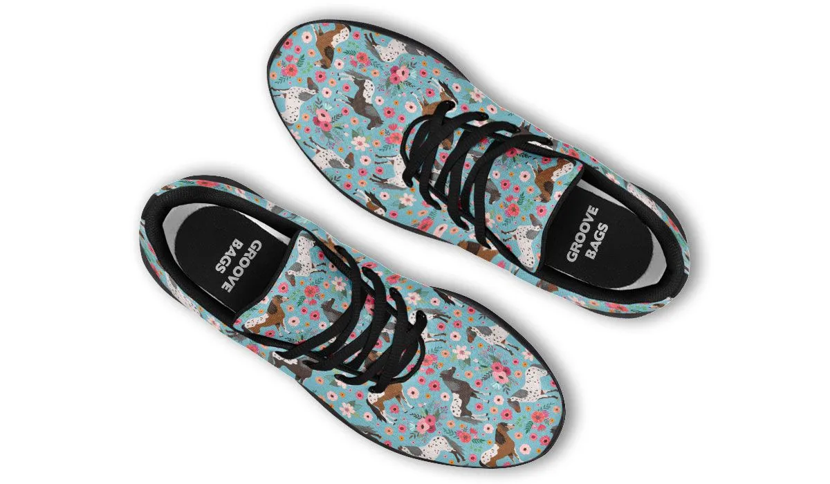 Appaloosa Horse Flower Sneakers