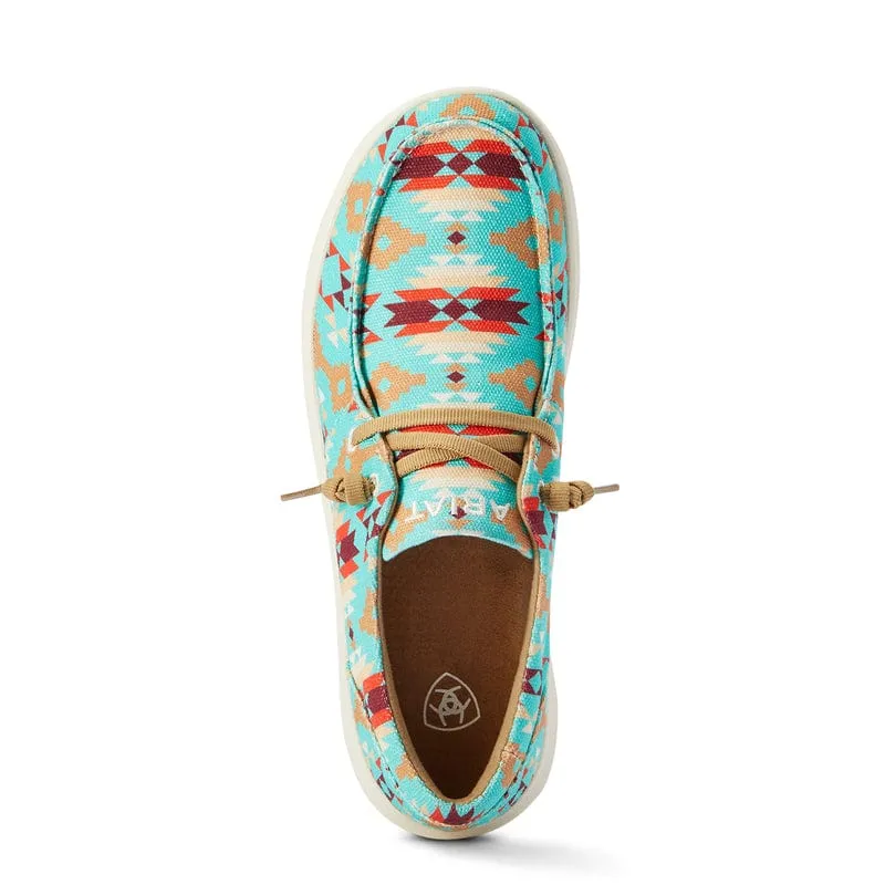 Ariat Women's Hilo Turquoise Saddle Blanket Shoes 10040307