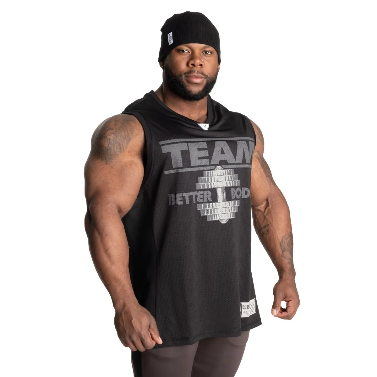 Better Bodies Iron Mesh Tank - Black