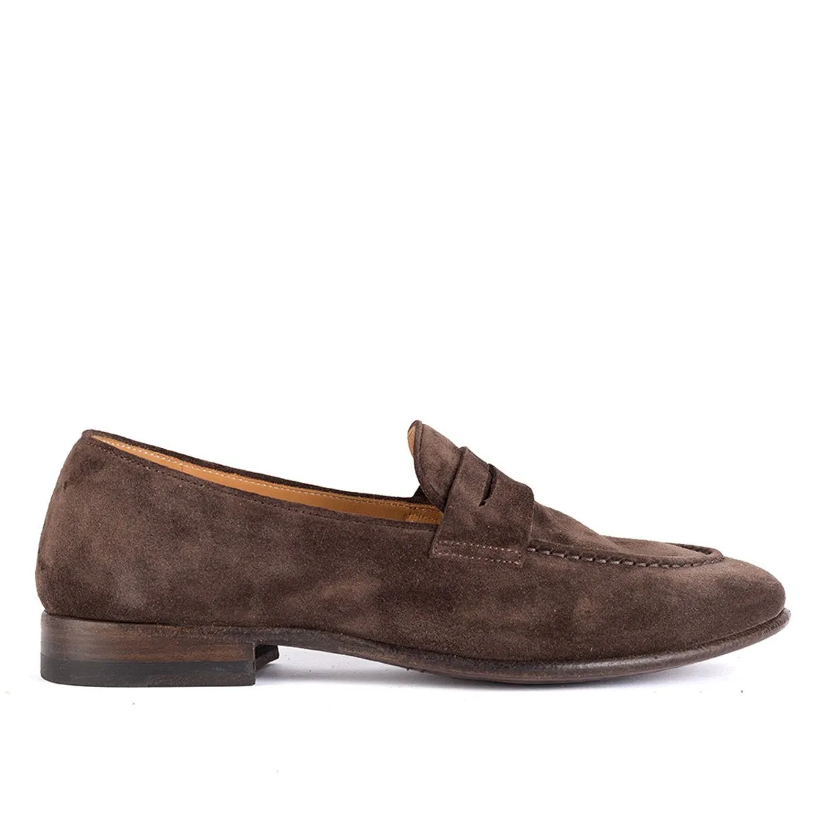 Stylish Espresso Brown Loafers - BRENDA 60038