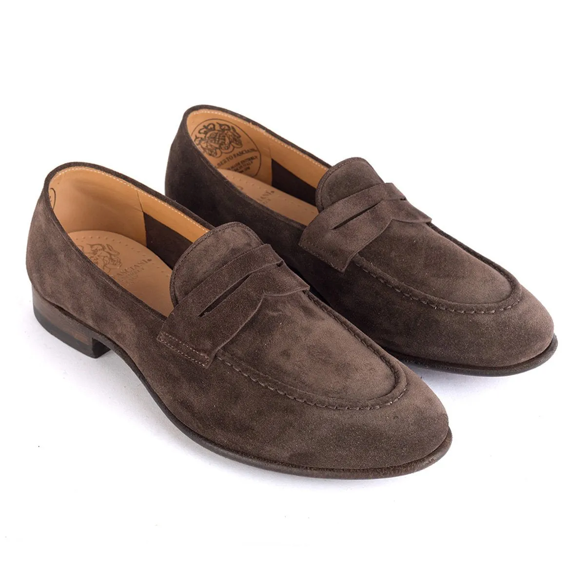 Stylish Espresso Brown Loafers - BRENDA 60038