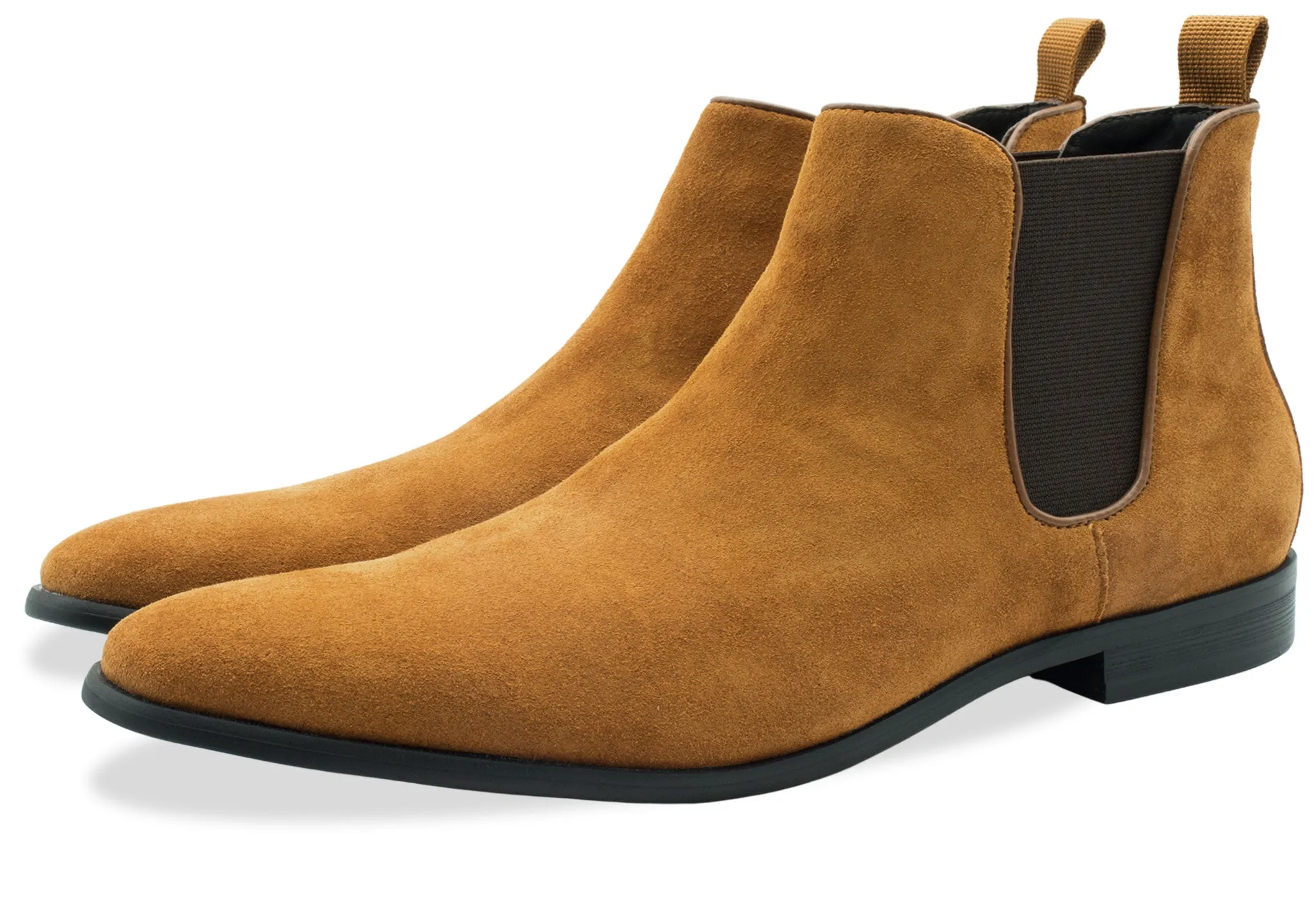 Centenario Tan Suede Chelsea Boots