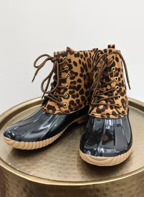 Cheetah Duck Boot