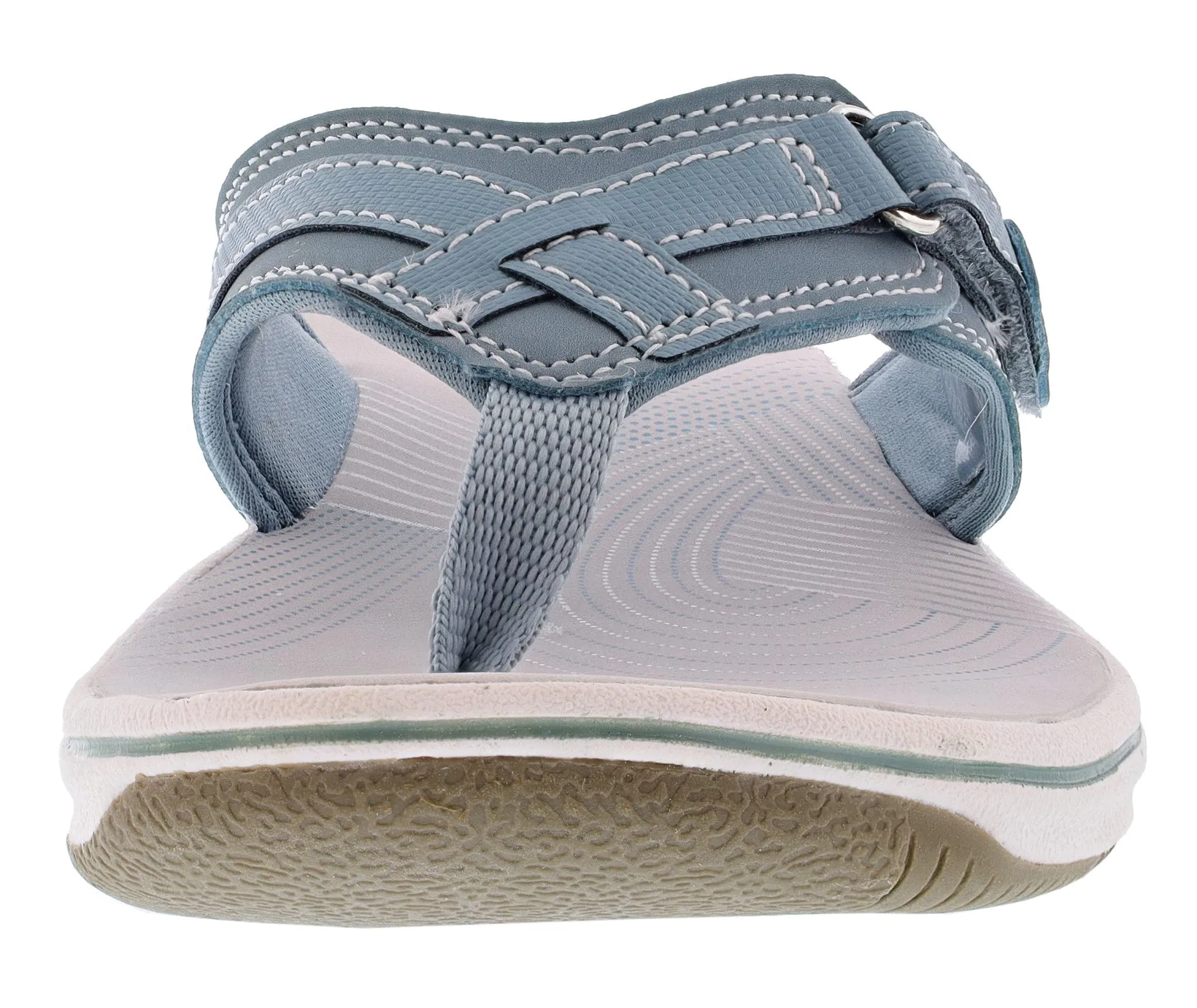 Clarks Women Sandals Lightweight Flip Flops Breeze Sea