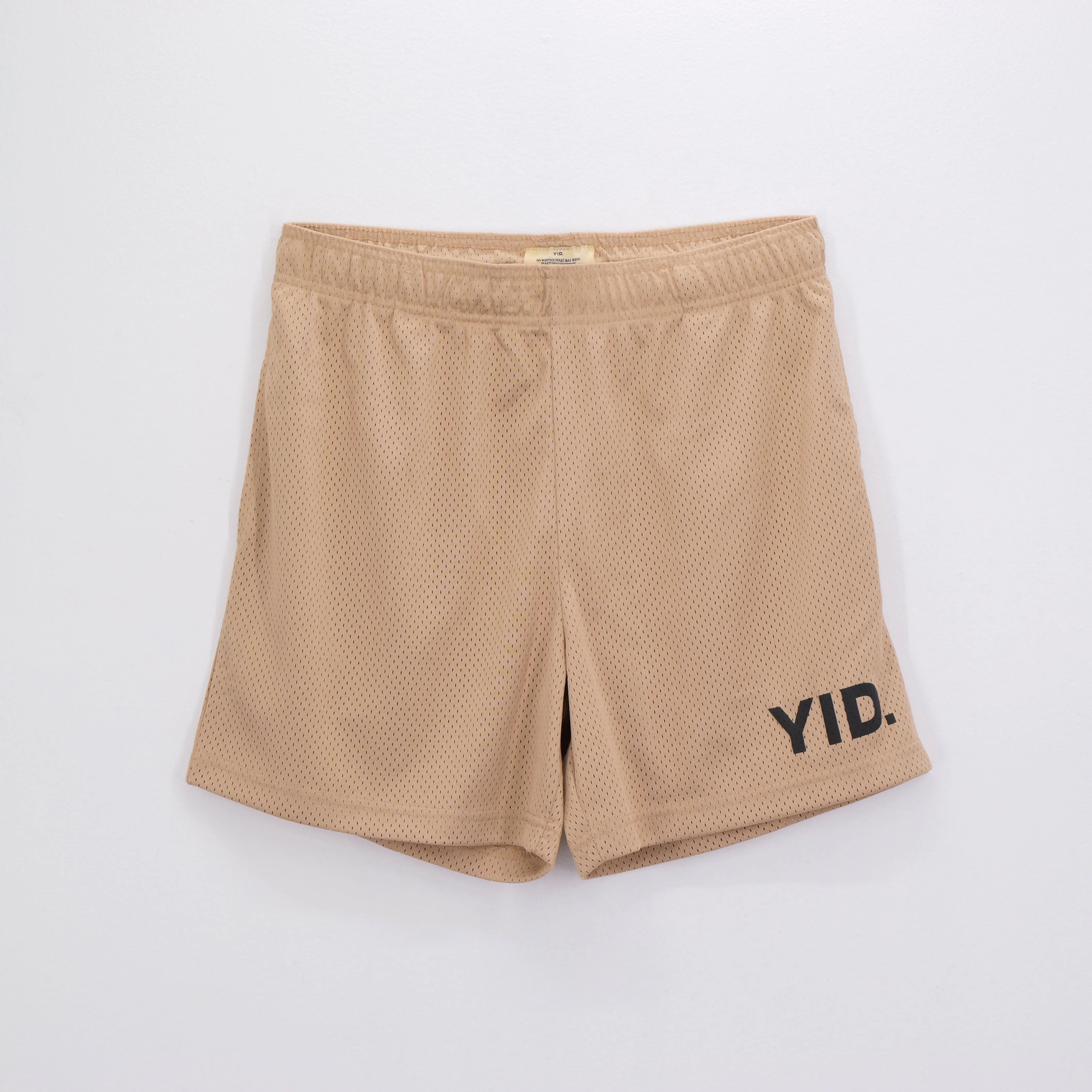 CORE MESH SHORTS CREAM/BLACK