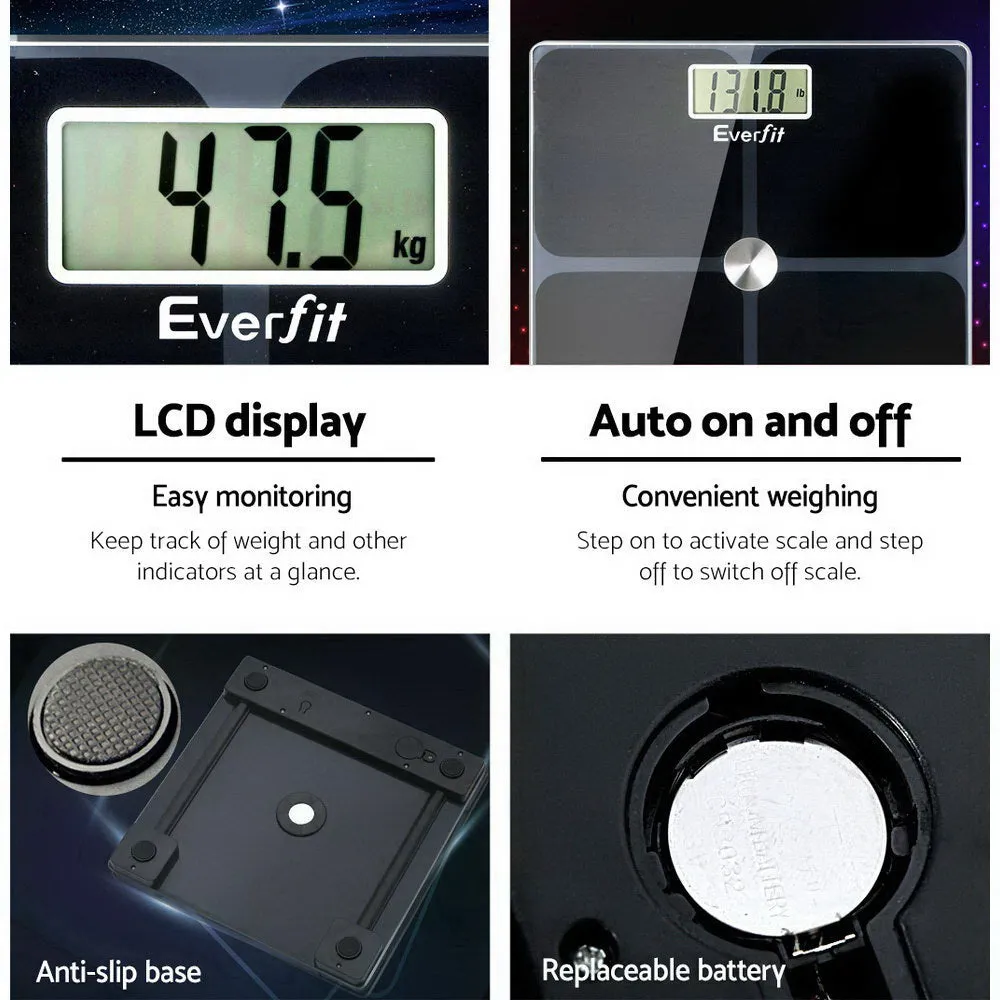 Digital Weighing Bathroom Scale 180KG Electronic Monitor Tracker