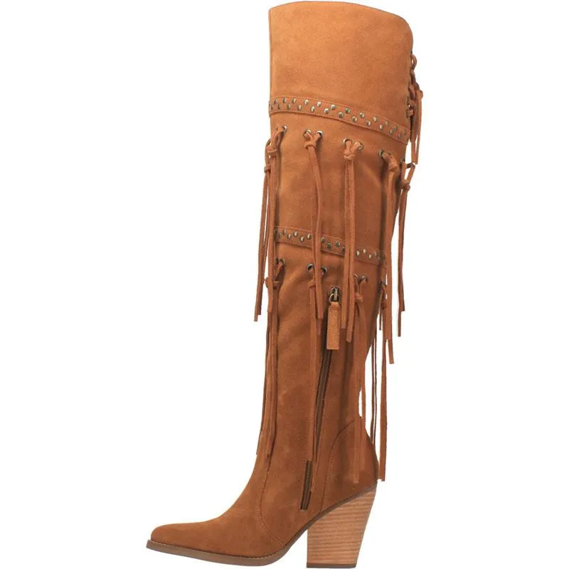 Dingo Women's WITCHY Suede Fringe Boots