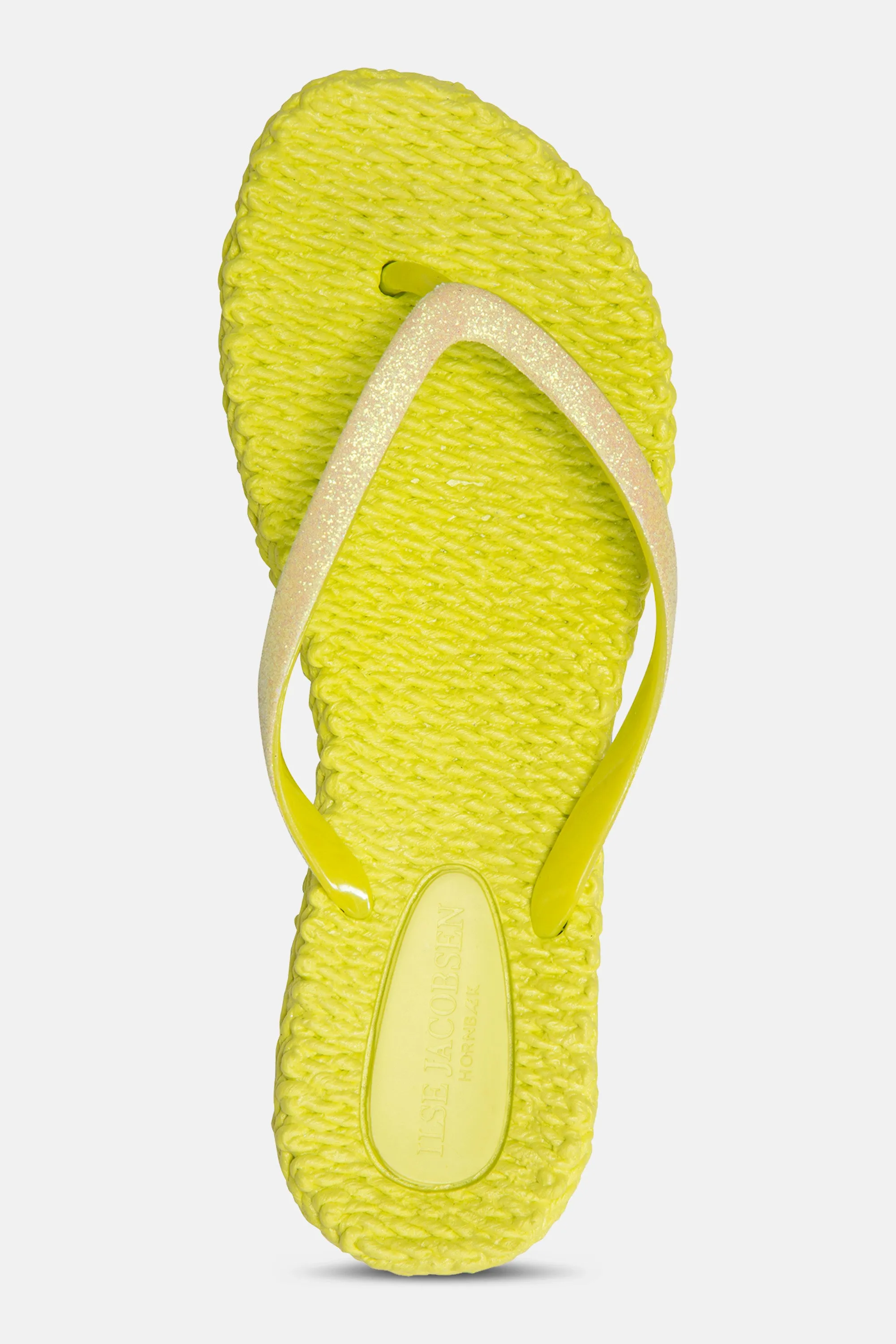 Flip Flop With Glitter - Lime