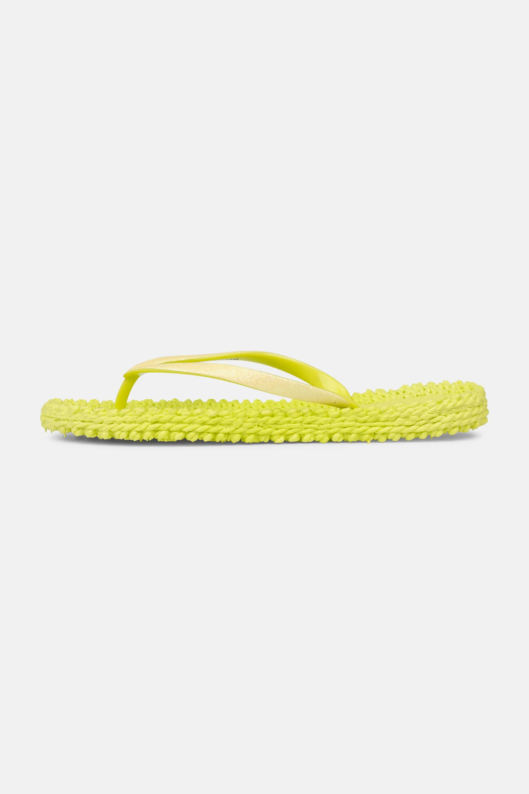 Flip Flop With Glitter - Lime