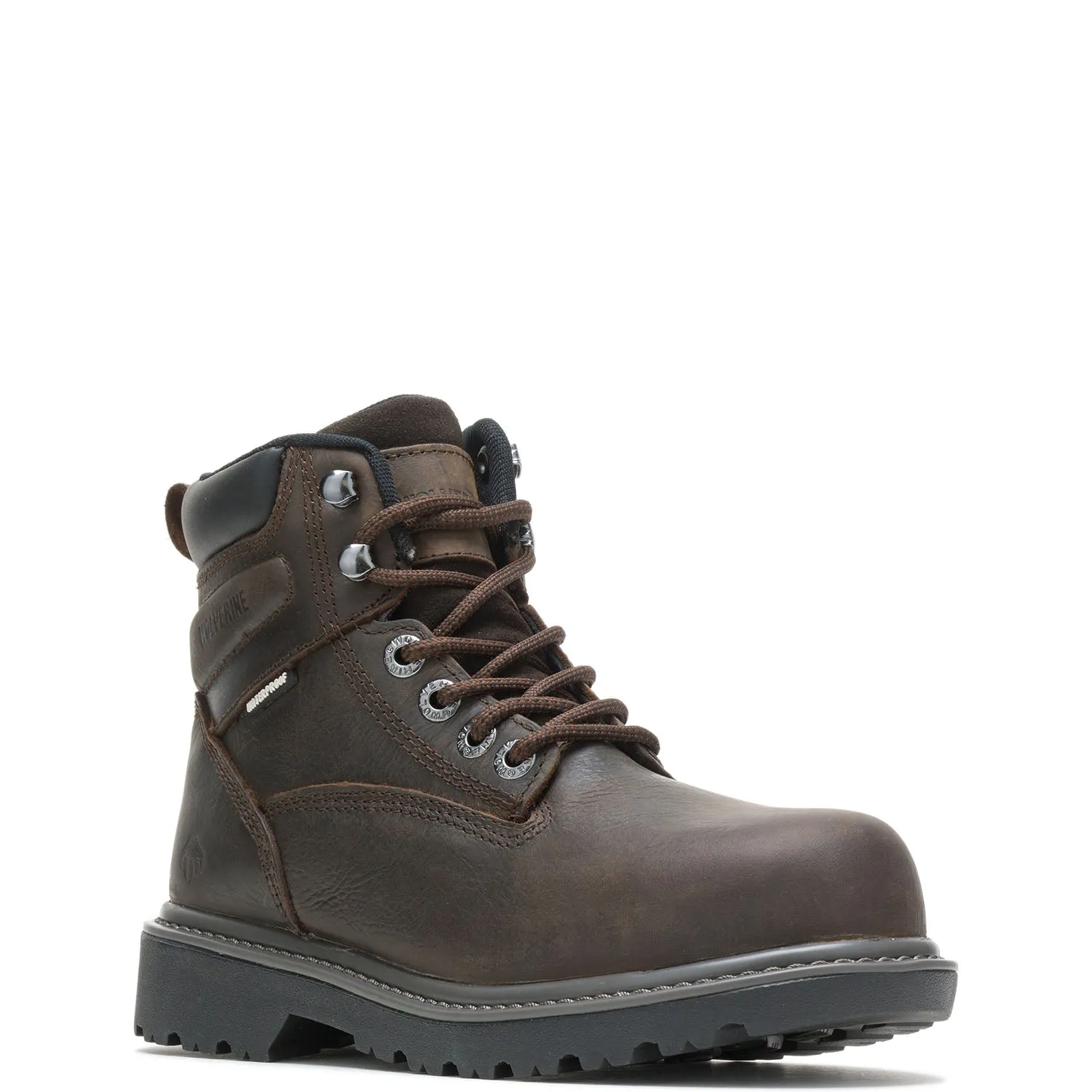 Floorhand Women's Steel-Toe Work Boots Wp Dk Brown