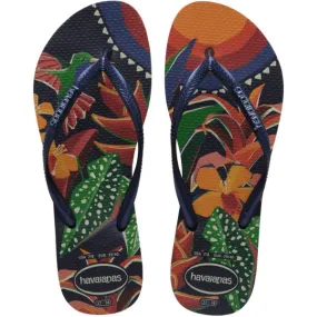 HAVAIANAS -  Ladies Slim Tropical Flip Flops