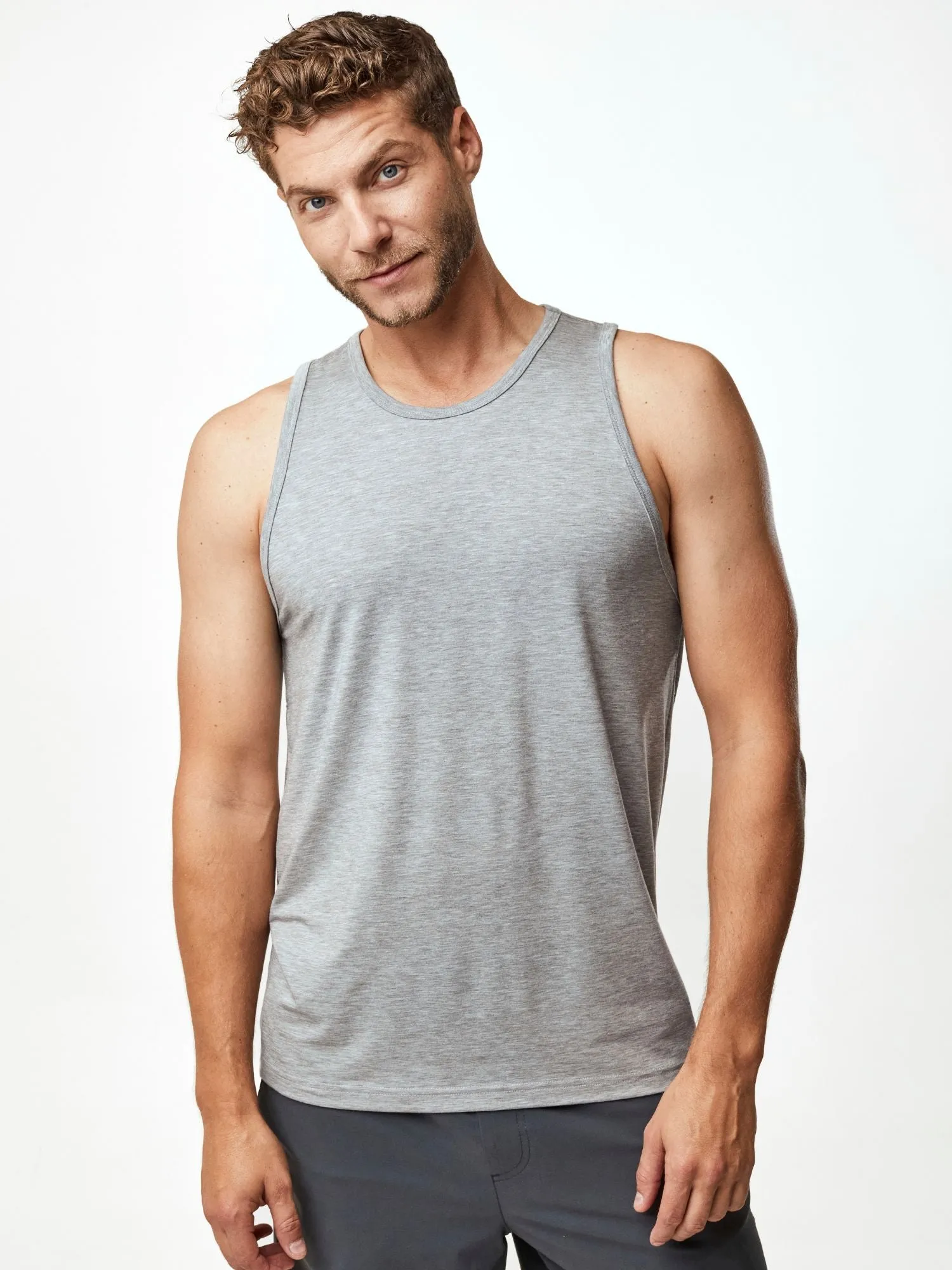 Heather Grey Performance Tank