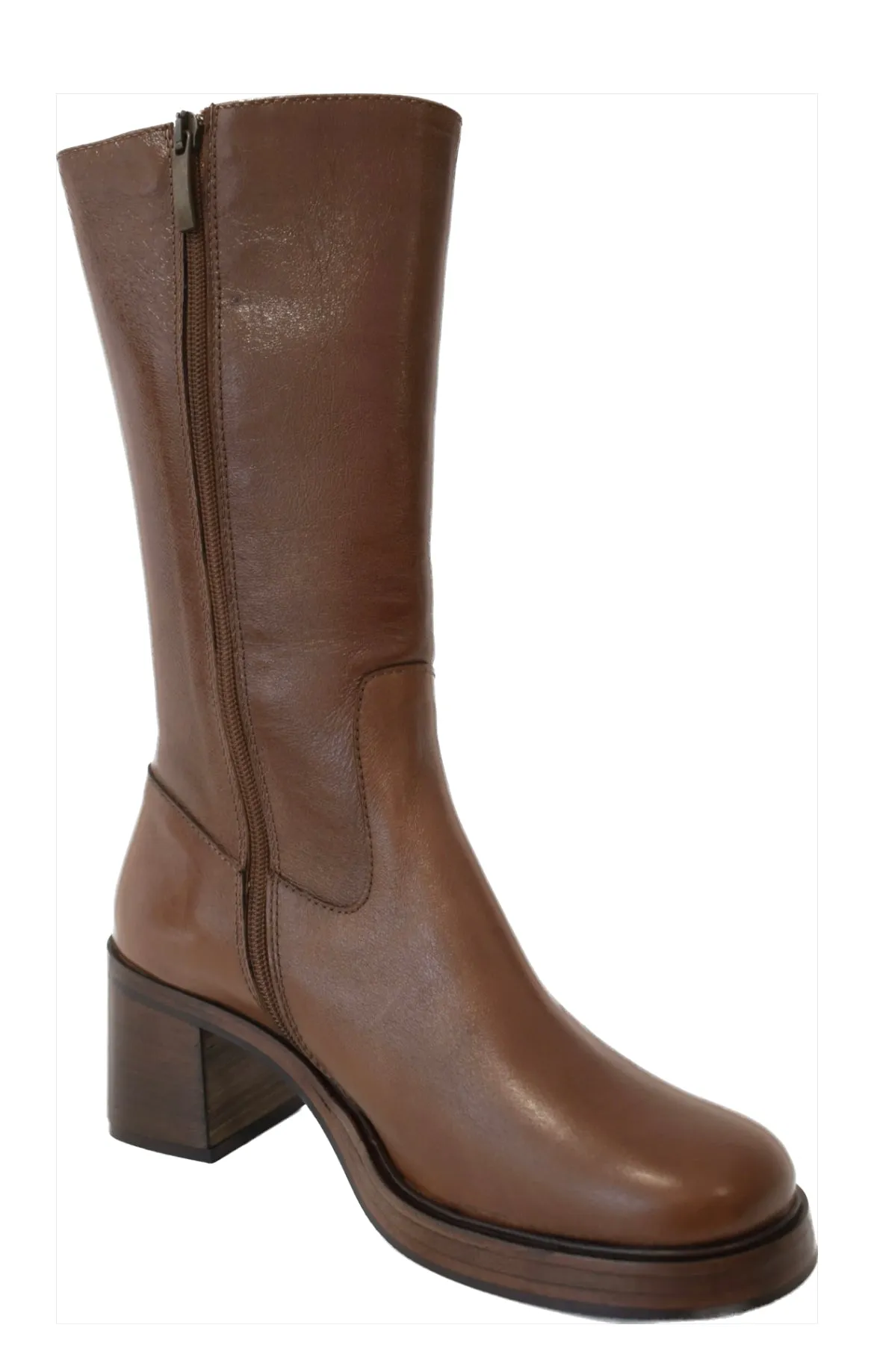 Jane Galland Brown Leather Boots