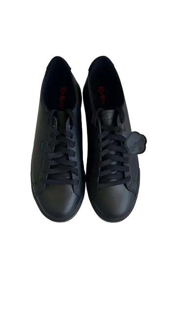 Kickers Tovni Lacer black leather shoe