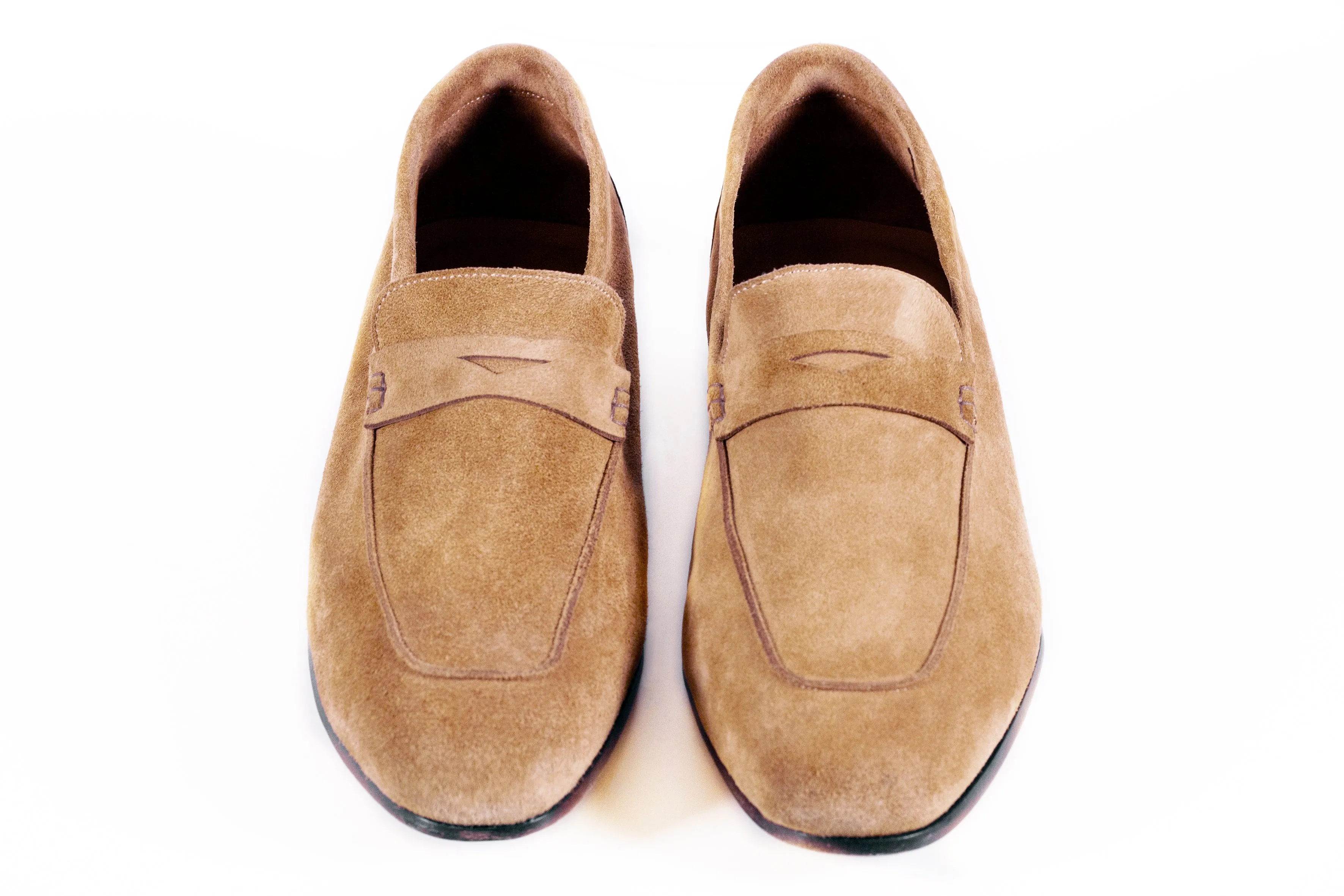 LOAFER UNLINED WITH PENNY STRAP SUEDE LEATHER