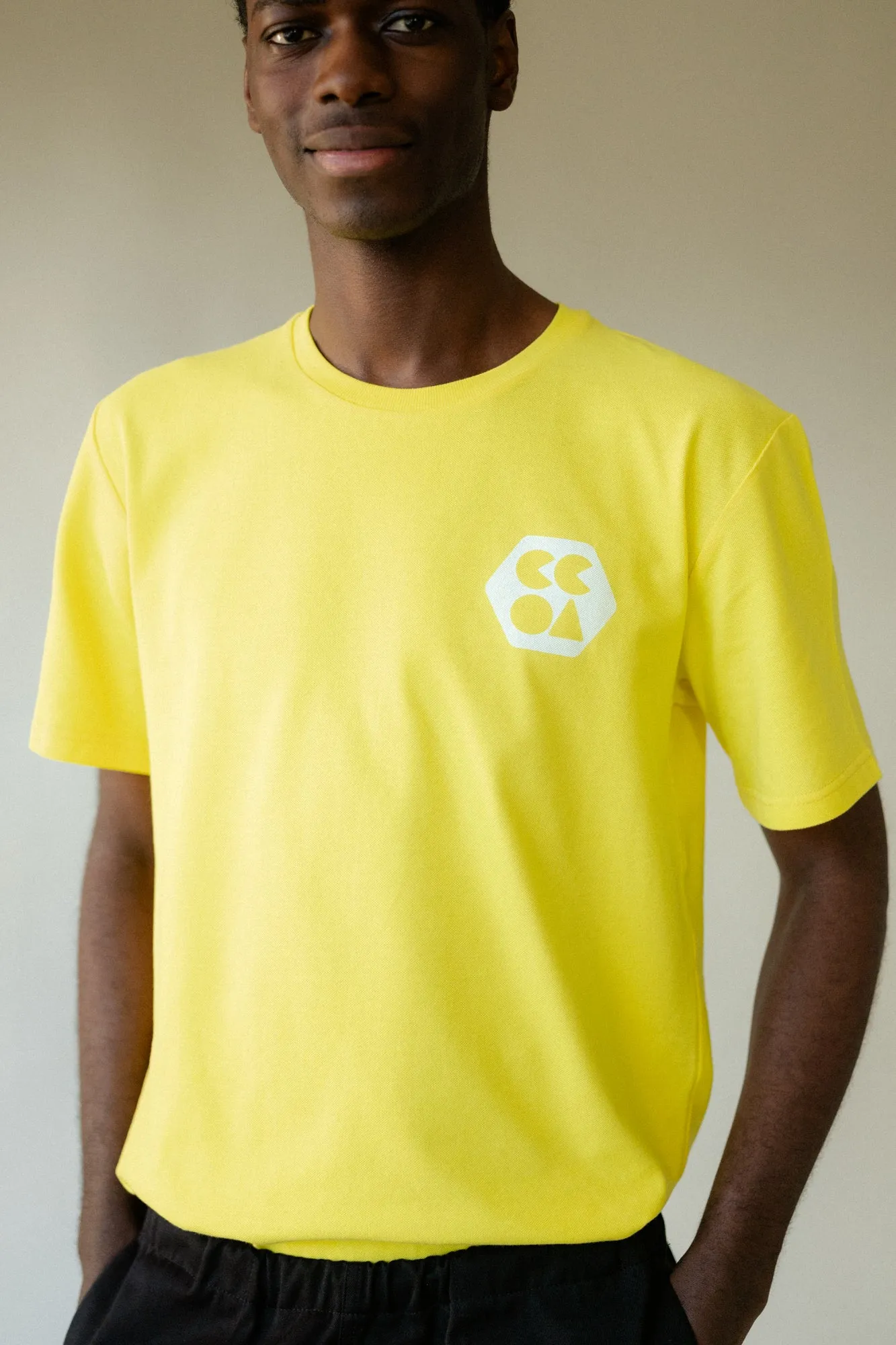 Men's Breathable T Shirt Plastic Free - Canary Yellow