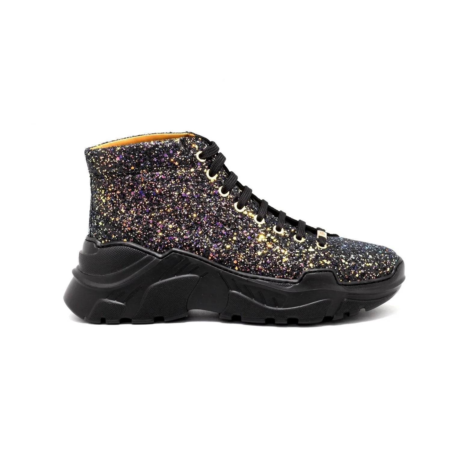 Mister Arro Men's Shoes Glitter Leather Ankle Boots (MIS1153)