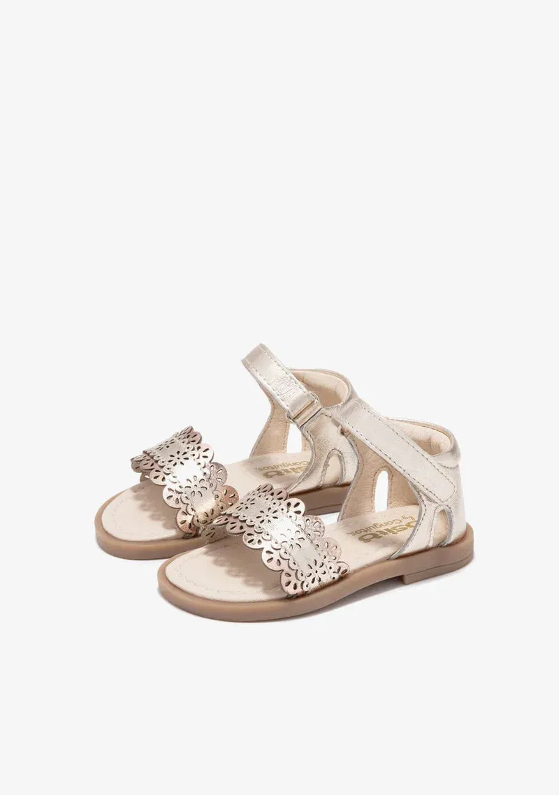 Multi gold sandals (toddler sizes)