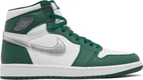 Nike - Air Jordan 1 Retro High OG Sneakers - Gorge Green/Metallic Silver/White