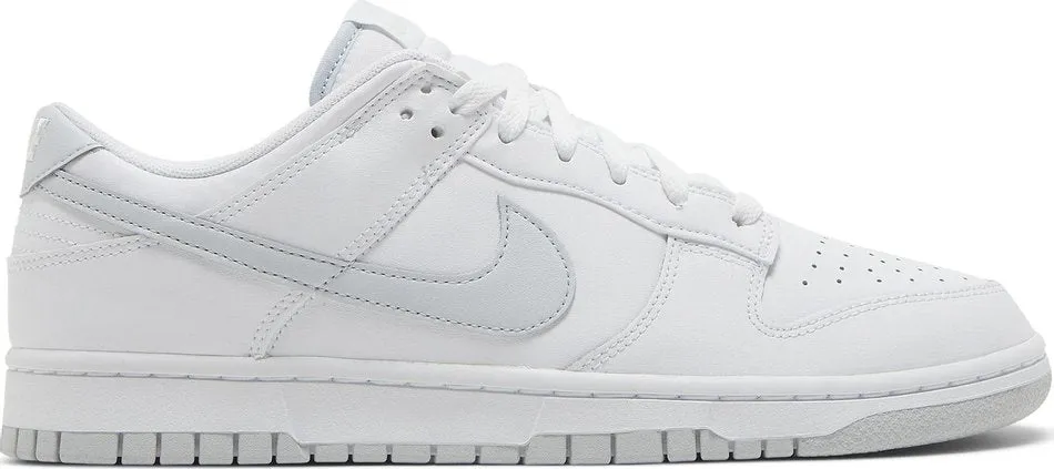 Nike - Dunk Low Retro Sneakers - White/Pure Platinum