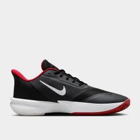 Nike Mens Precision Vii Sneaker Black/Red _ 181607 _ Black