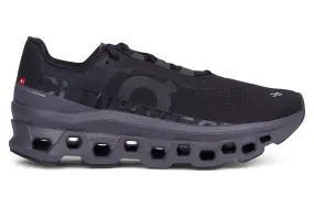 ON Cloudmonster Running Shoes - Black/Magnet Color