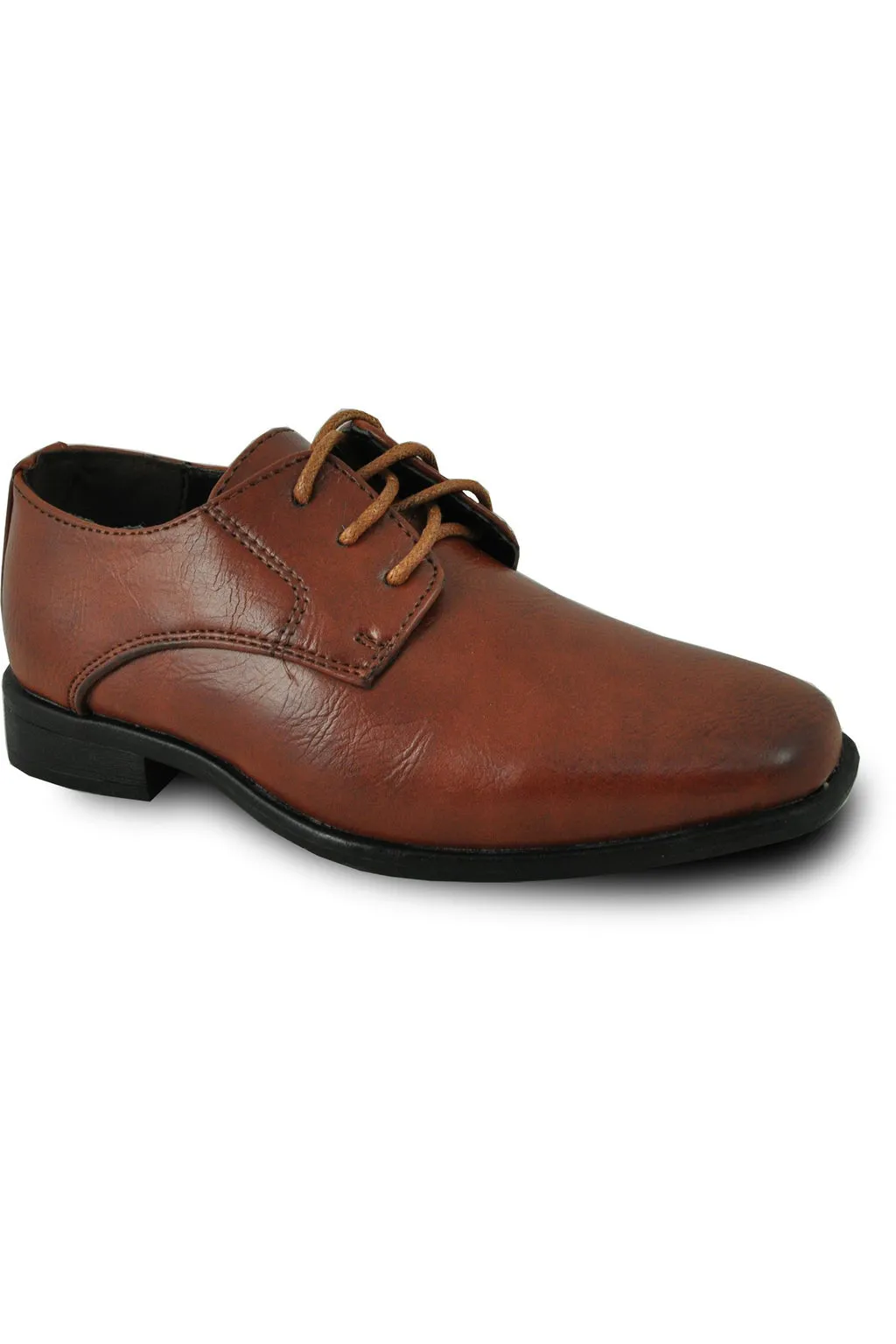 "King" Kids Brown Dress Shoes