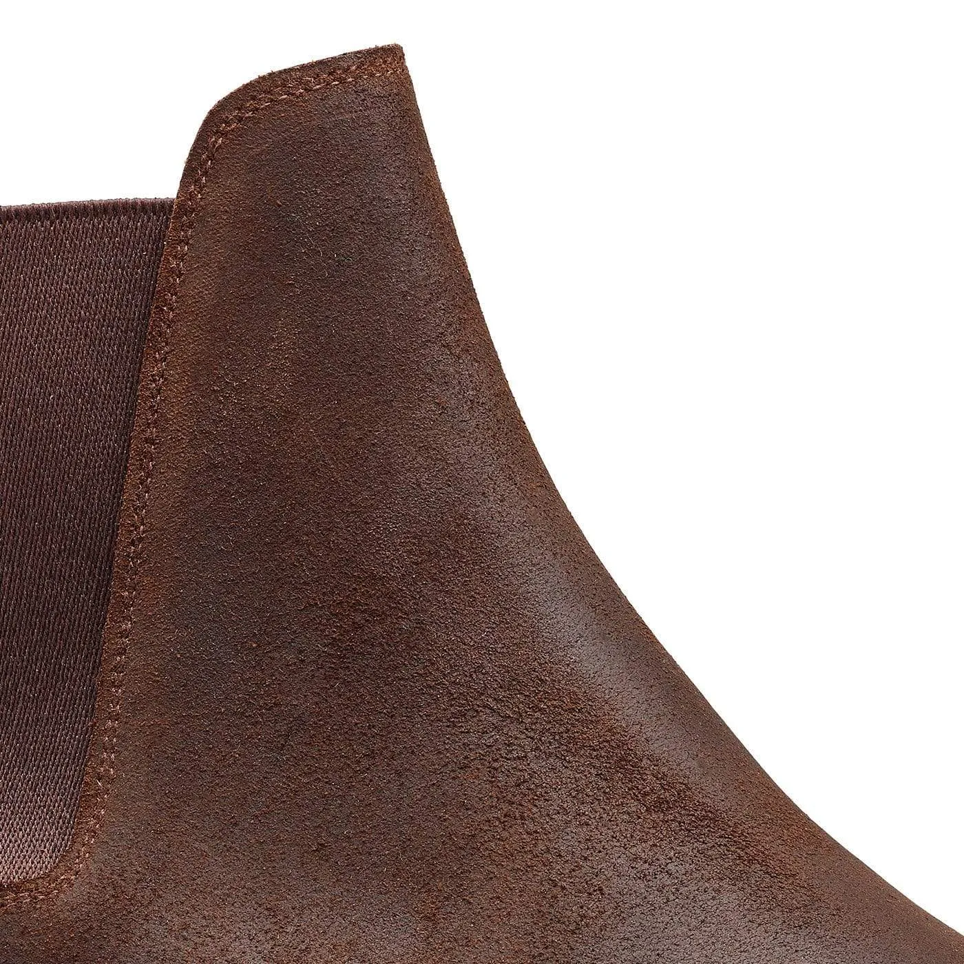 Rachel Dark Brown Rough-Out Suede