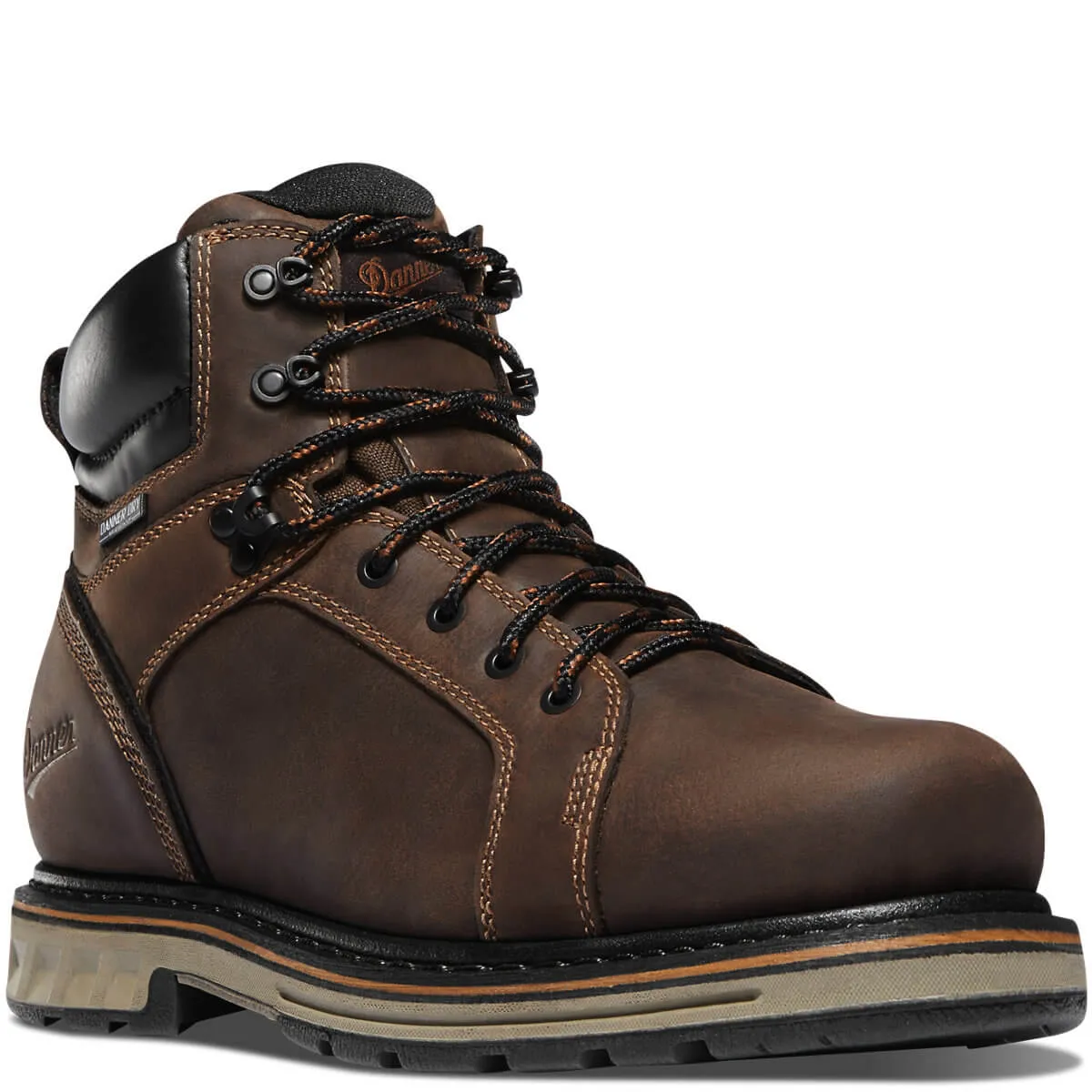 Steel Yard 6 Inch Steel-Toe Waterproof Work Boot Brown