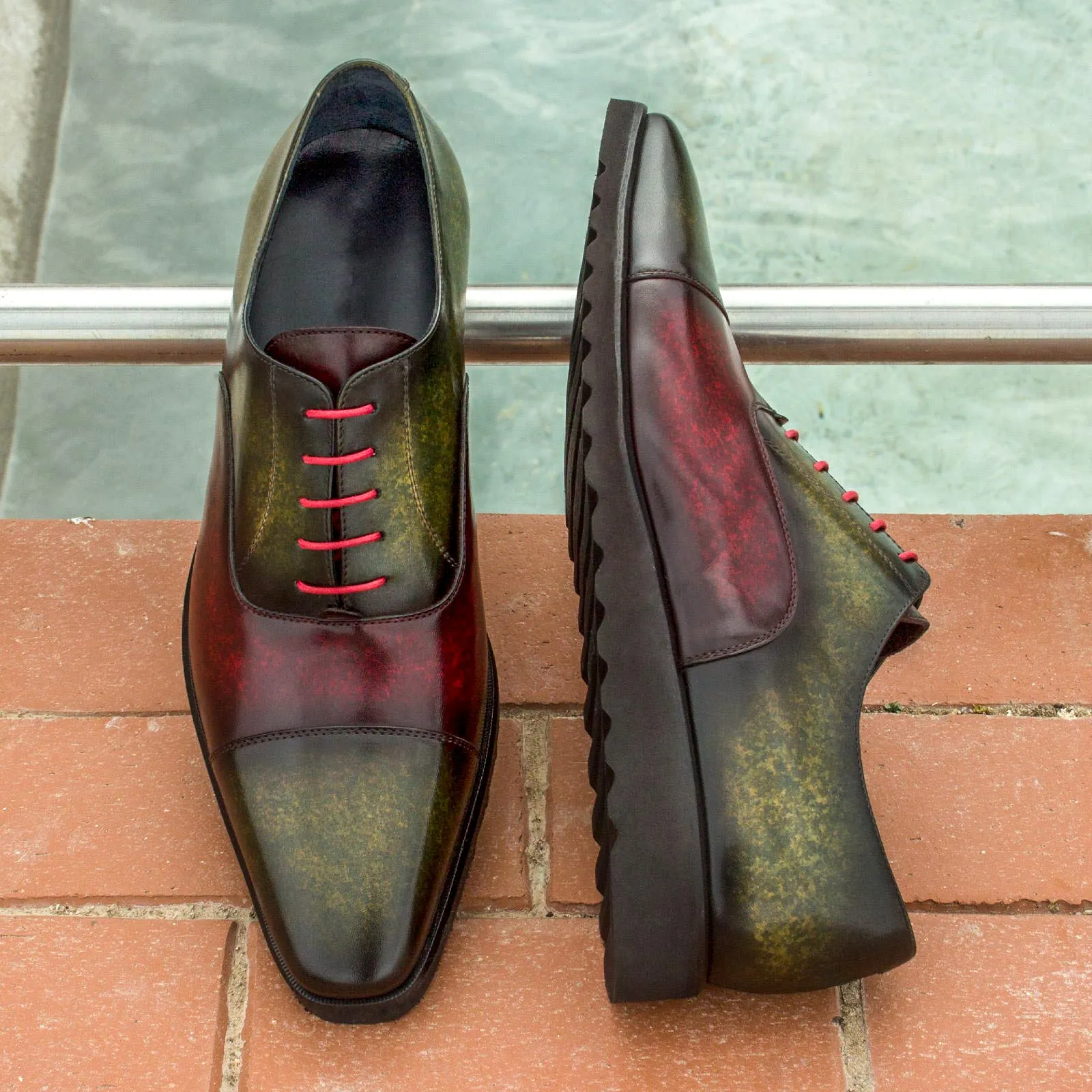 Tice Oxford patina Shoes