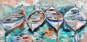 Tranquil mooring - art print