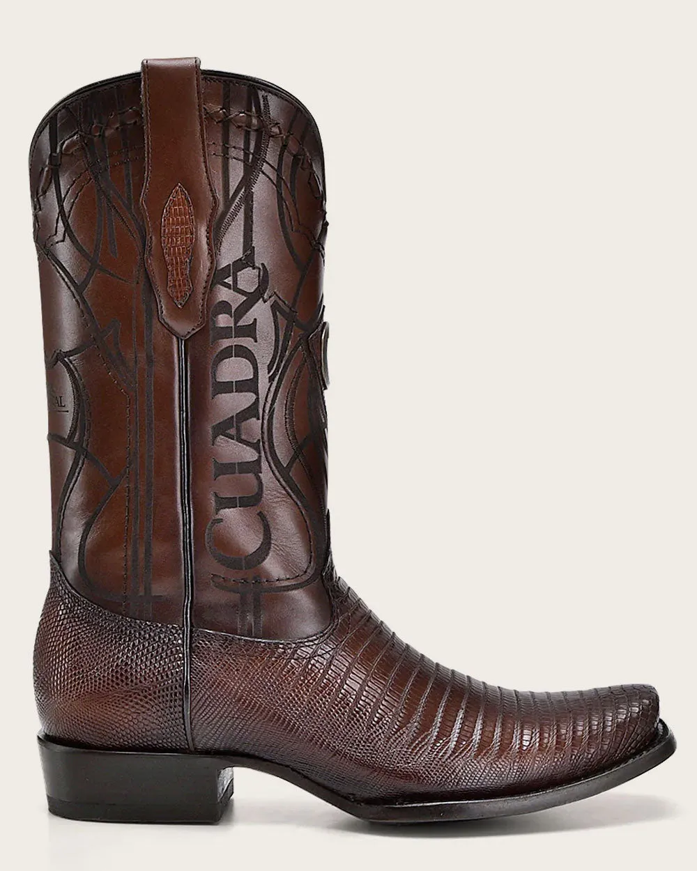 Western honey lizard boot