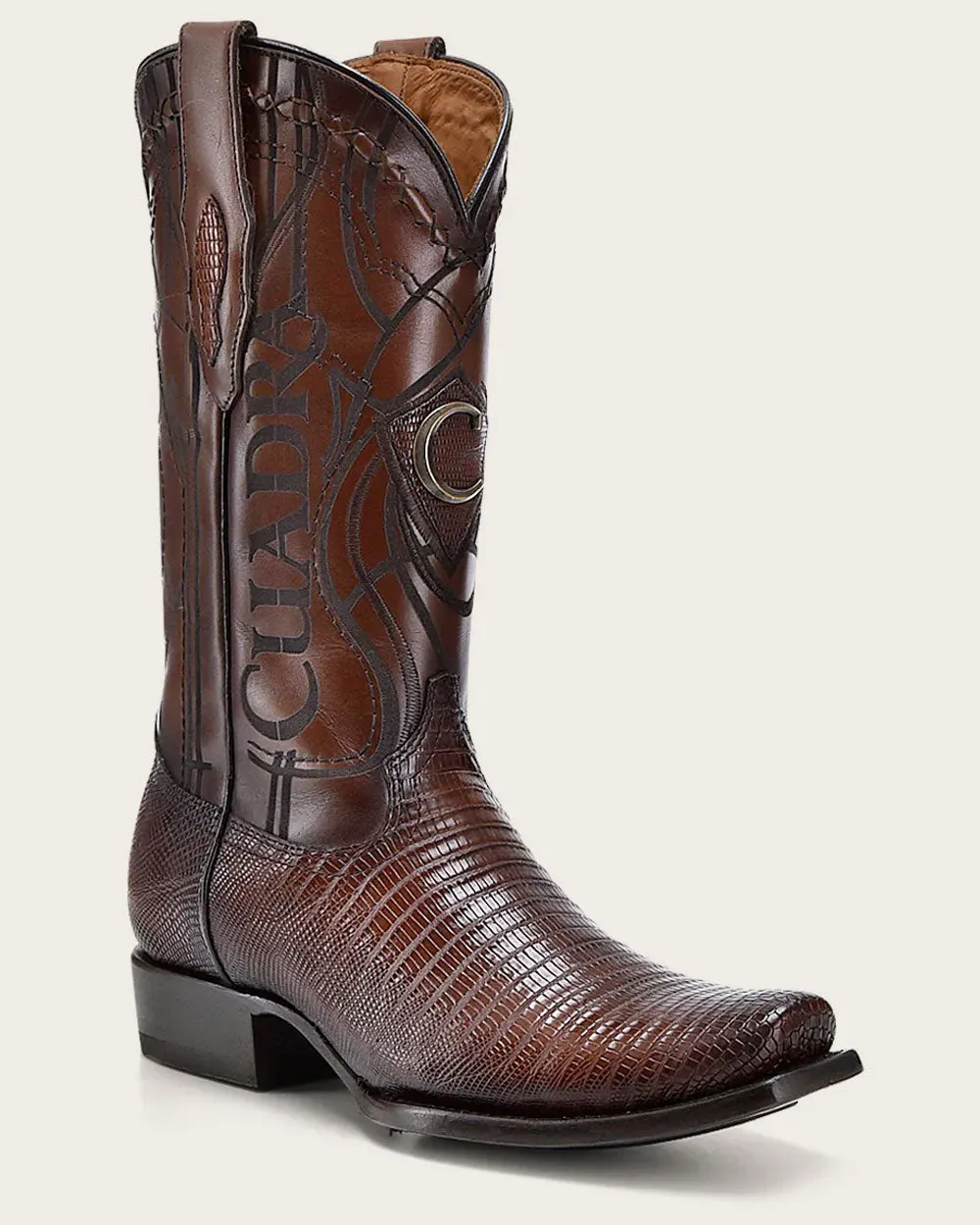 Western honey lizard boot