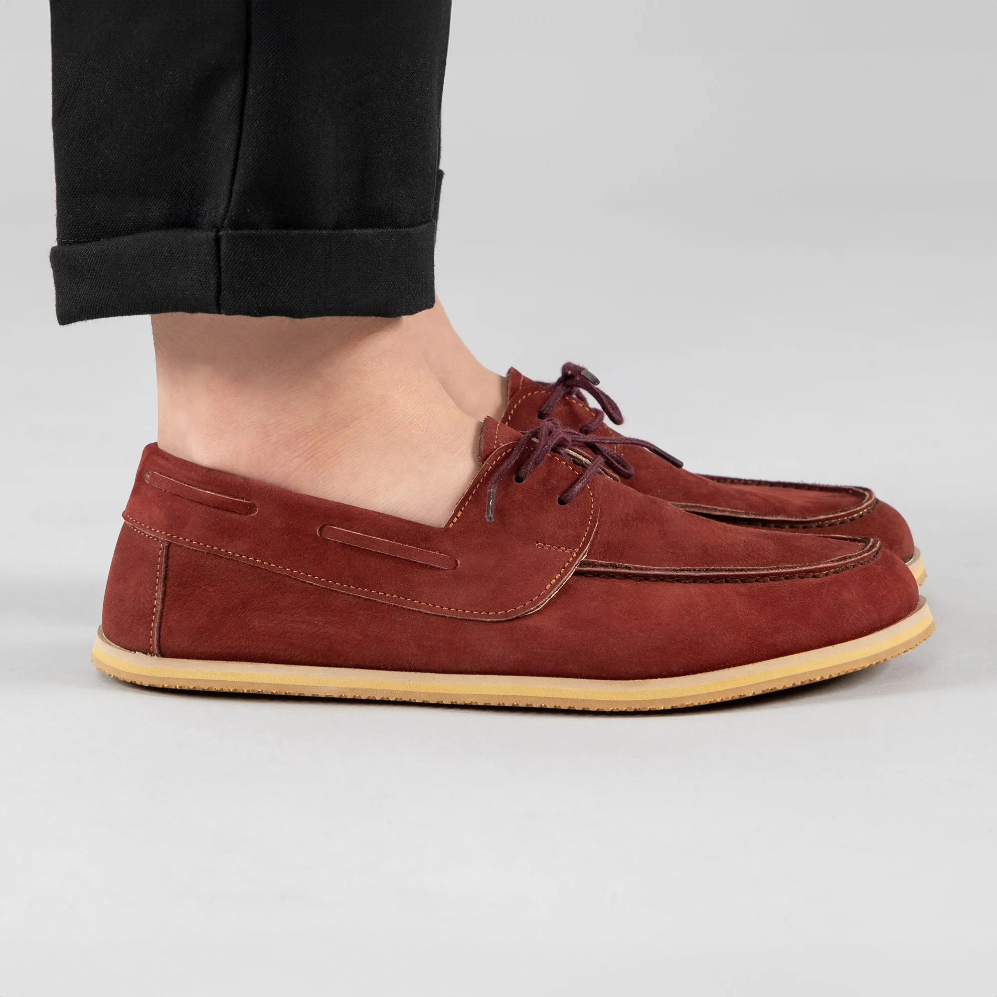 Women's Burgundy Boat Shoes