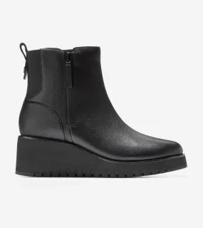 Women's ZERØGRAND City Wedge Side Zip Boot